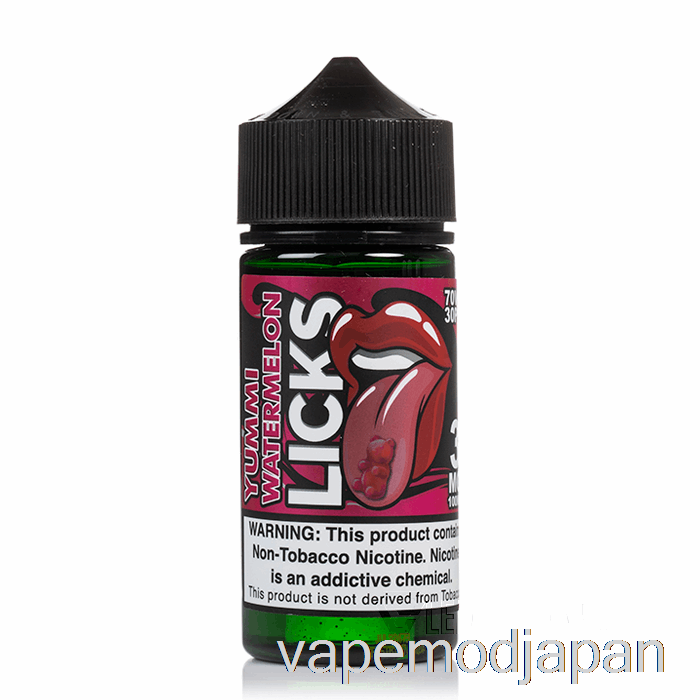 VAPE JAPAN ヤミ スイカ パンチ - リックス ロール アップズ - 100ml 6mg